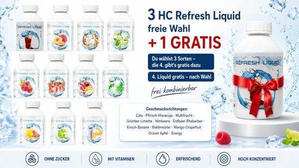 HC Refresh Liquid 3+1