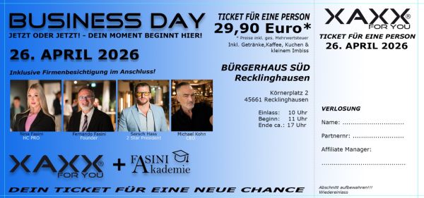 Business Day (1 Karte) - 26.04.2026