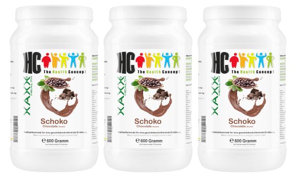HC BODY CONTROL SHAKE SCHOKO 3er