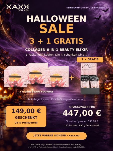 Collagen 6-IN-1 BEAUTY ELIXIR - (3+1 Aktion)