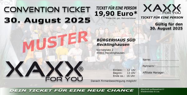 SUMMER CONVENTION 30. August 2025 - (1 Karte)