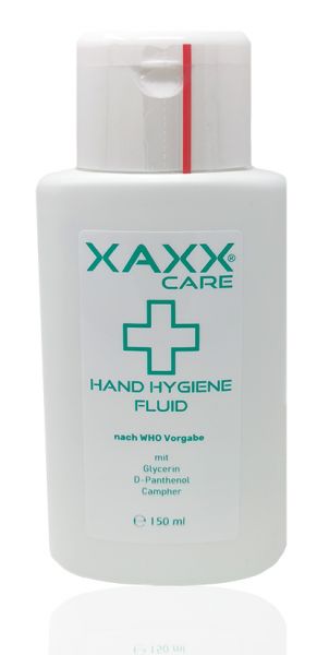 Hand Hygiene-Fluid mit Glycerin, Panthenol & Campher - nach WHO-Vorgabe, 150ml