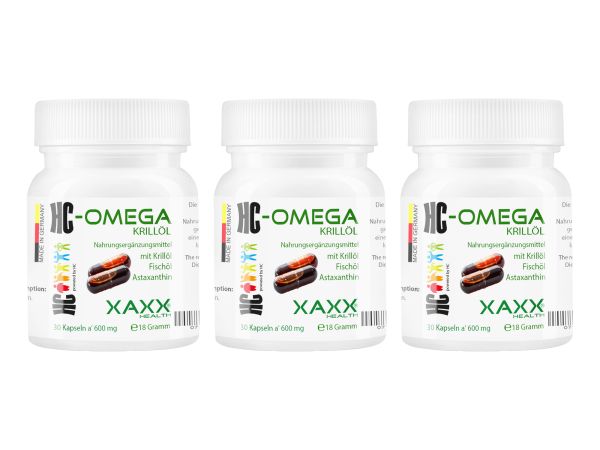 HC-OMEGA Krillölkapseln 3er-Set